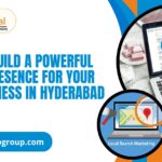 Hyderabad business owner managing website and social media to build online presence